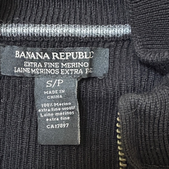 Banana Republic men’s full double zip cardigan - Picture 3 of 7